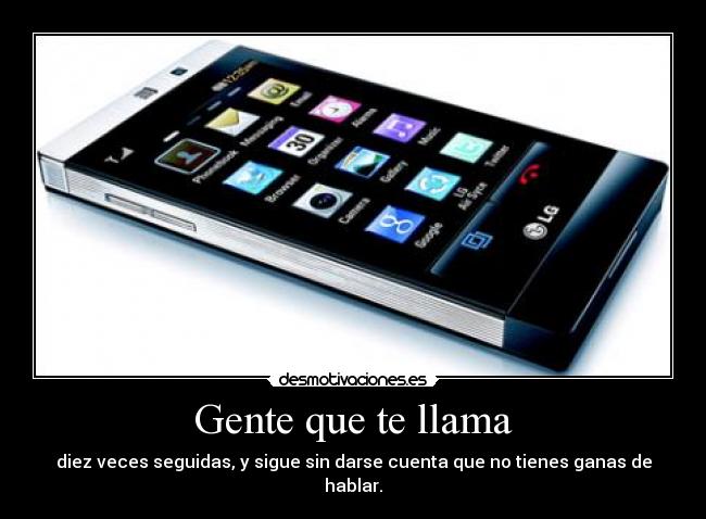 Gente que te llama -