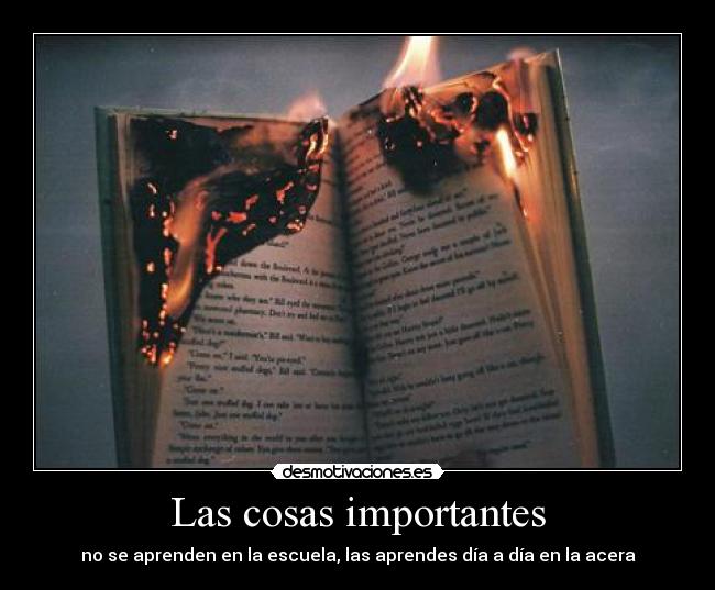 Las cosas importantes - 