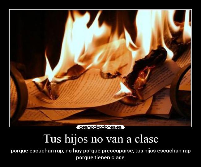 Tus hijos no van a clase -