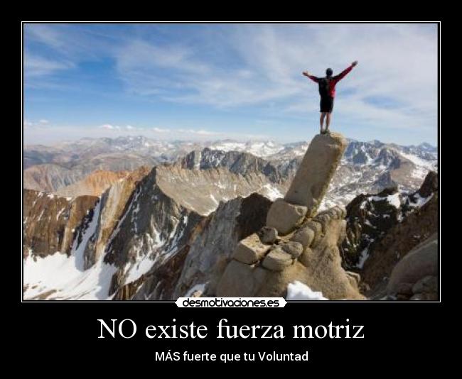 NO existe fuerza motriz -