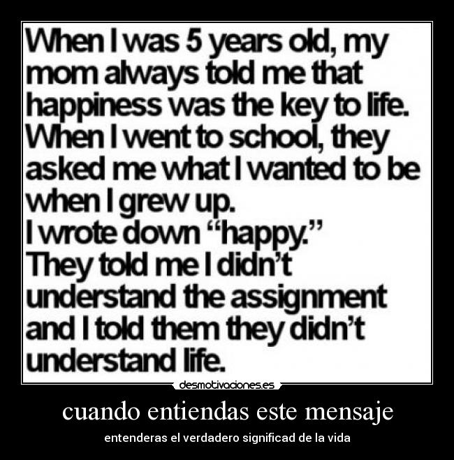 cuando entiendas este mensaje - 