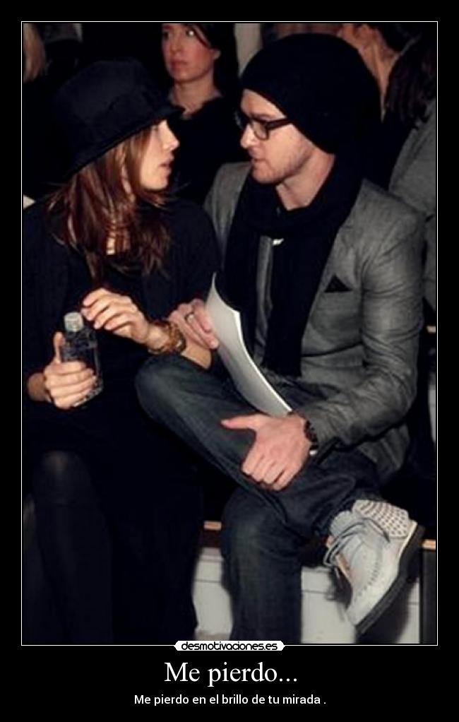 Me pierdo... -