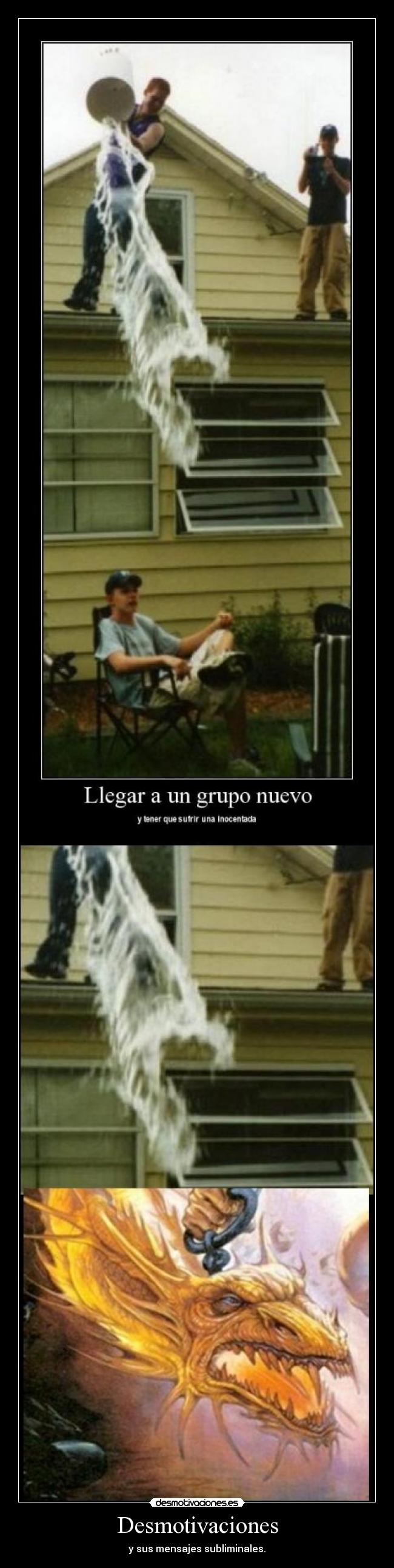 Desmotivaciones - y sus mensajes subliminales.