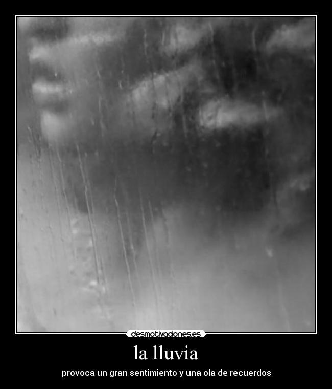 la lluvia - 