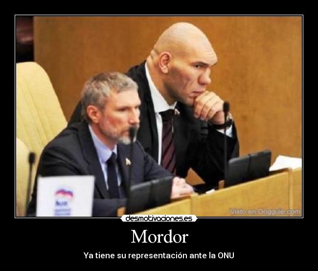 Mordor - Ya tiene su representación ante la ONU