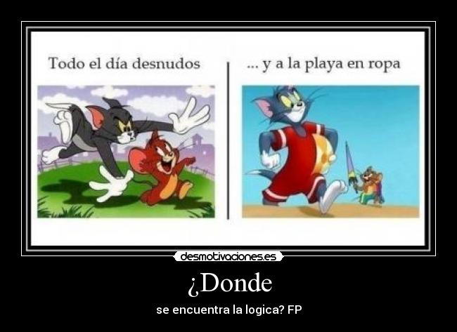 ¿Donde - se encuentra la logica? FP
