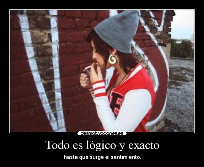 Todo es lógico y exacto -