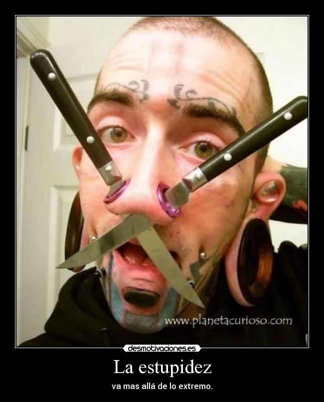 La estupidez - va mas allá de lo extremo.