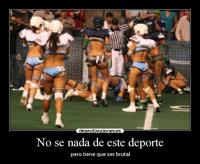No se nada de este deporte -