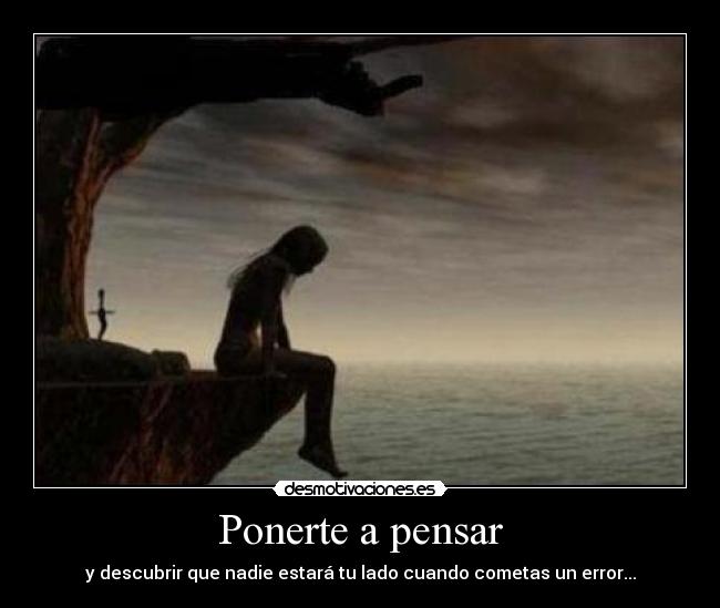 Ponerte a pensar -