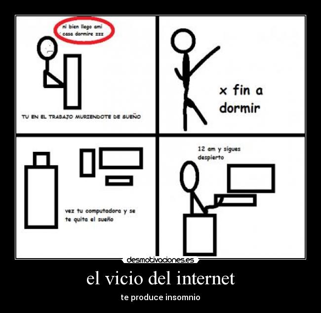 el vicio del internet - 