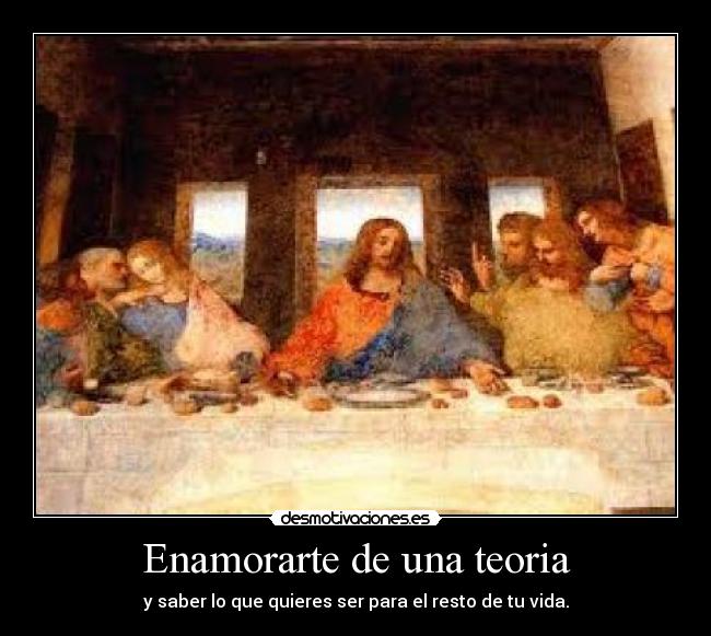 Enamorarte de una teoria -