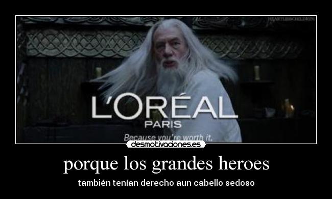 porque los grandes heroes -