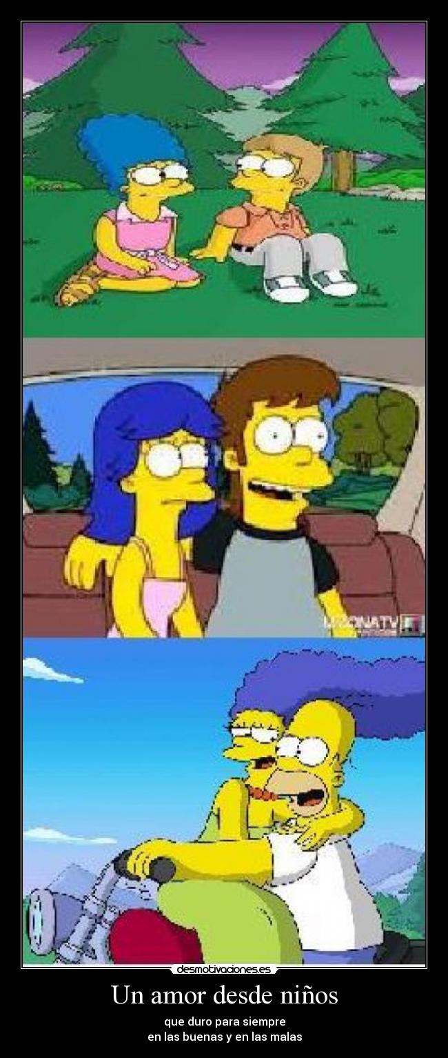 Un amor desde niños -