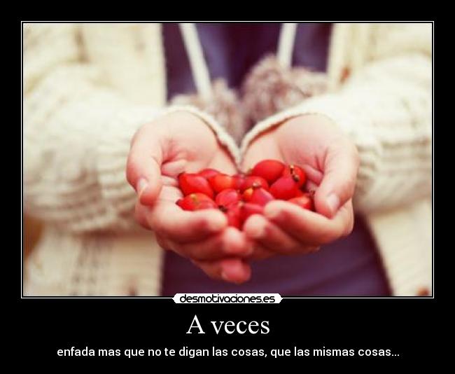 A veces -