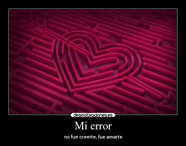 Mi error -
