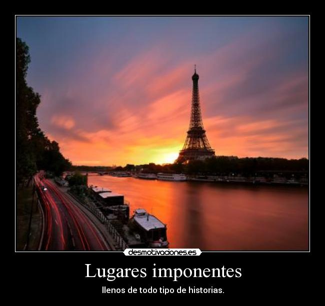 carteles tower eiffel desmotivaciones