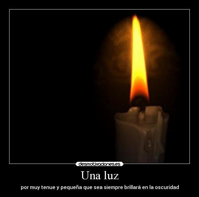 Una luz -