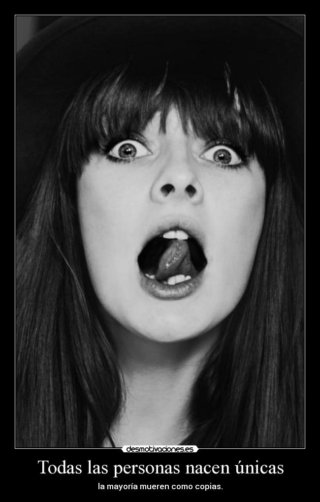 Todas las personas nacen únicas -