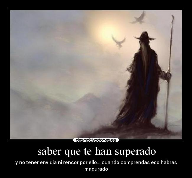 saber que te han superado - 