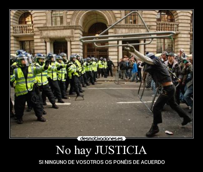 No hay JUSTICIA -