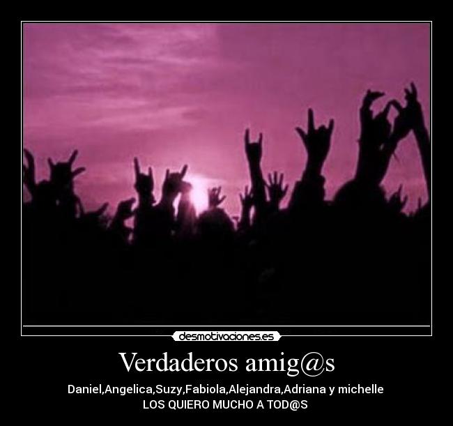 Verdaderos amig@s -