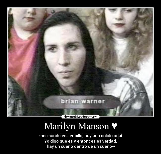 Marilyn Manson ♥ -