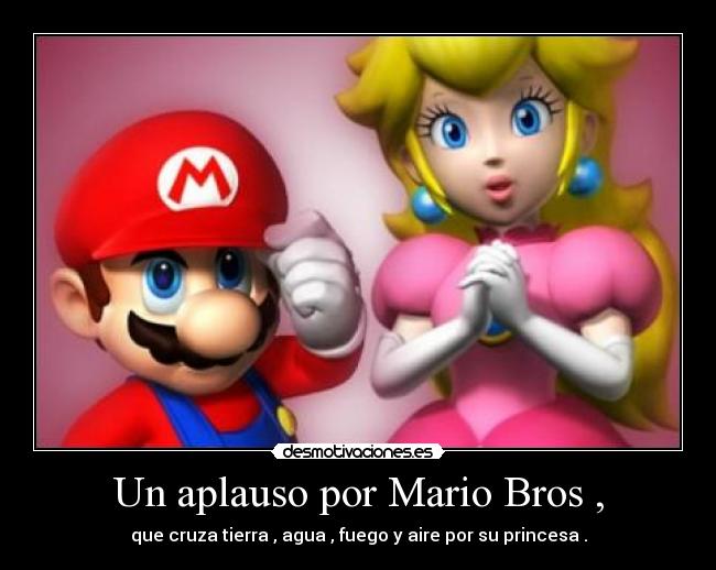 Un aplauso por Mario Bros , -