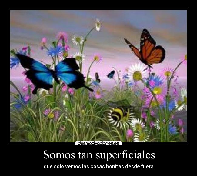 Somos tan superficiales - 