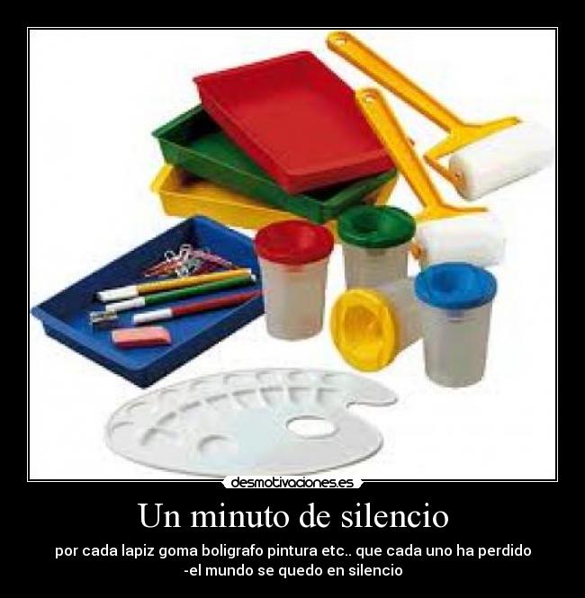 Un minuto de silencio -