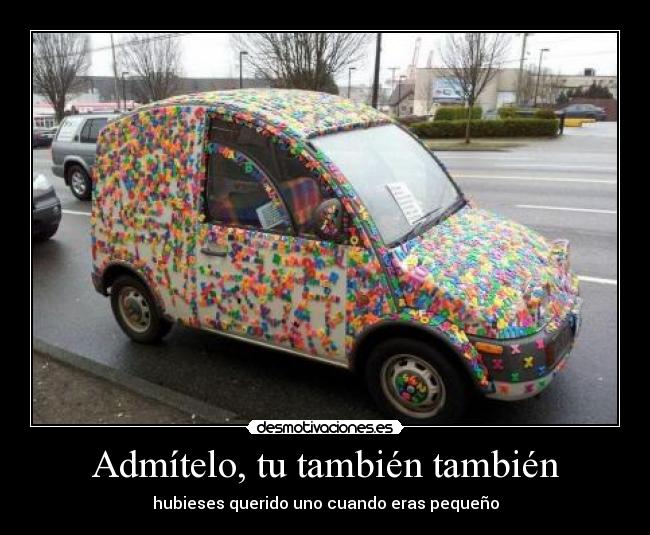 Admítelo, tu también también -