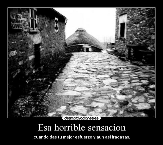 Esa horrible sensacion - 