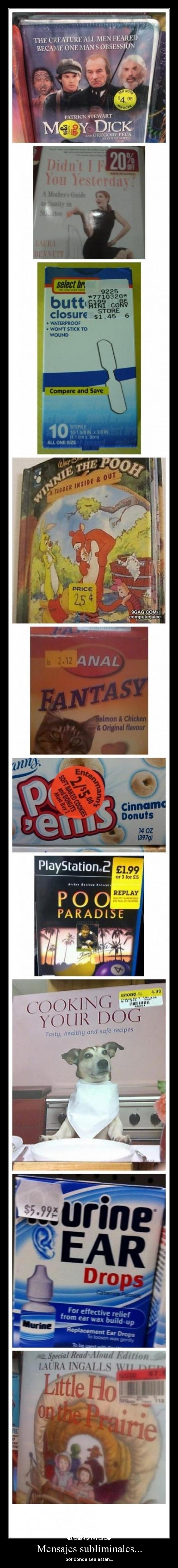 Mensajes subliminales... -