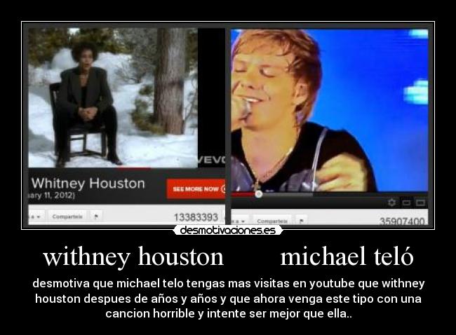 withney houston        michael teló - 