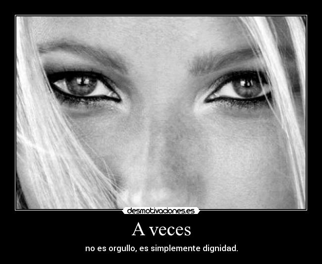 A veces -