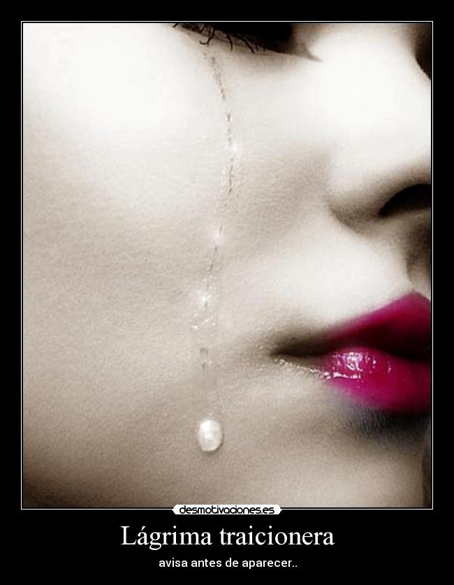 Lágrima traicionera - 