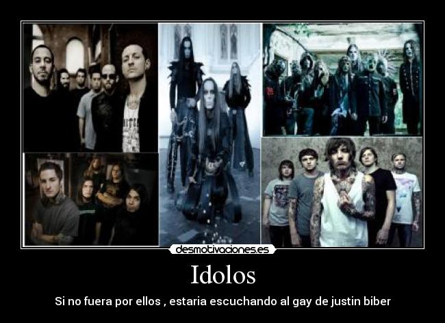 carteles linkin park slipknot suicide suilence bring the horizon behemoth desmotivaciones