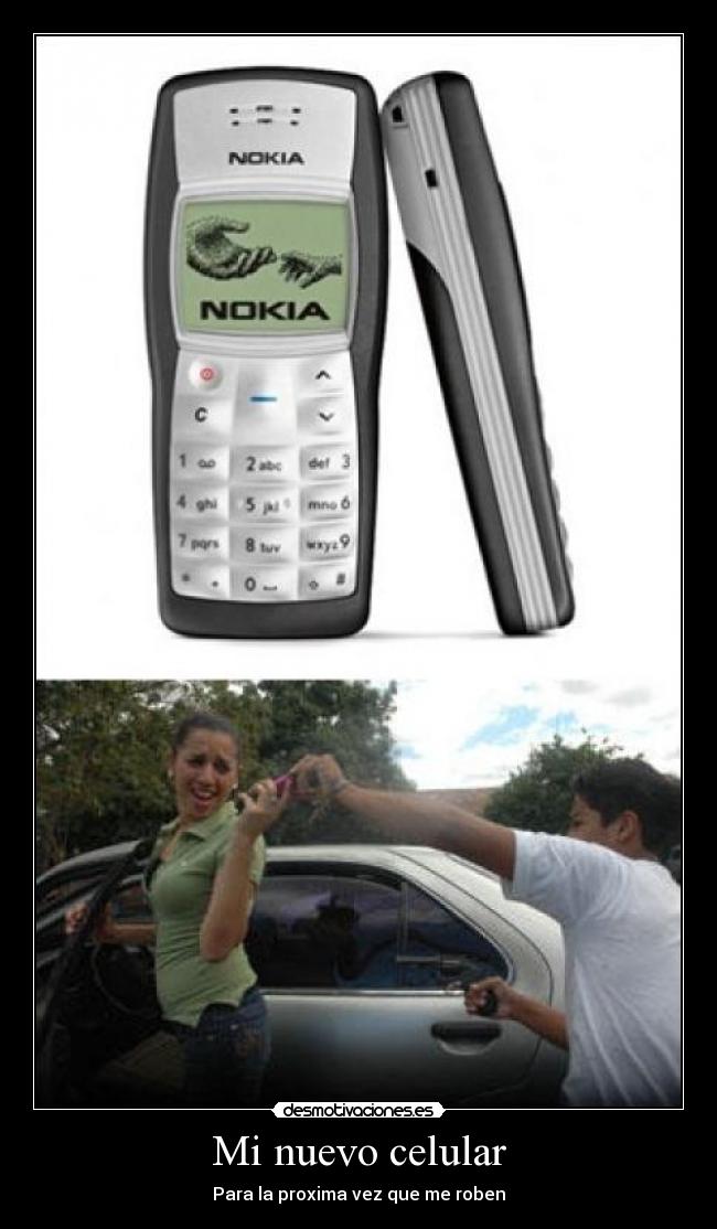 Mi nuevo celular -