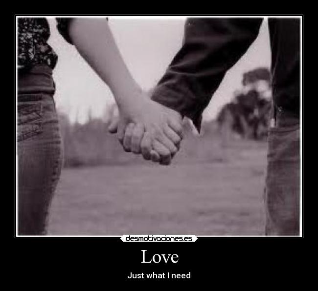 Love - Just what I need