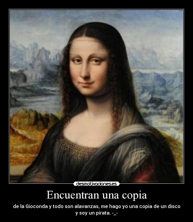 Encuentran una copia -