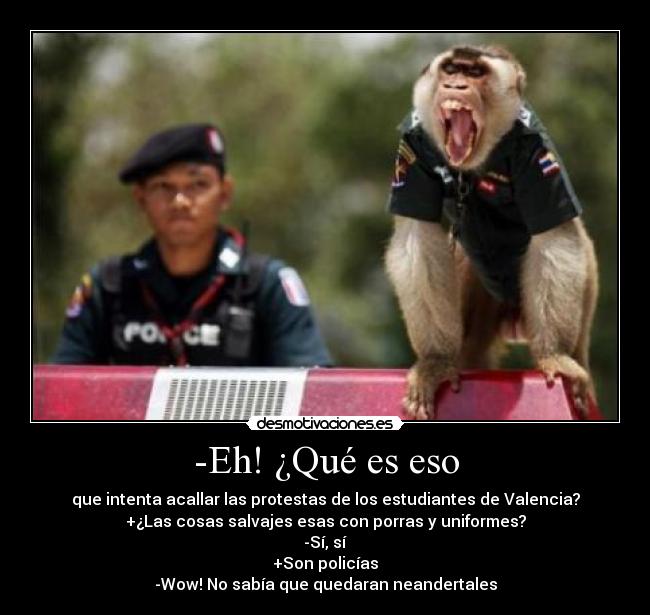 carteles nart brutalidadpolicial primaveravalenciana desmotivaciones