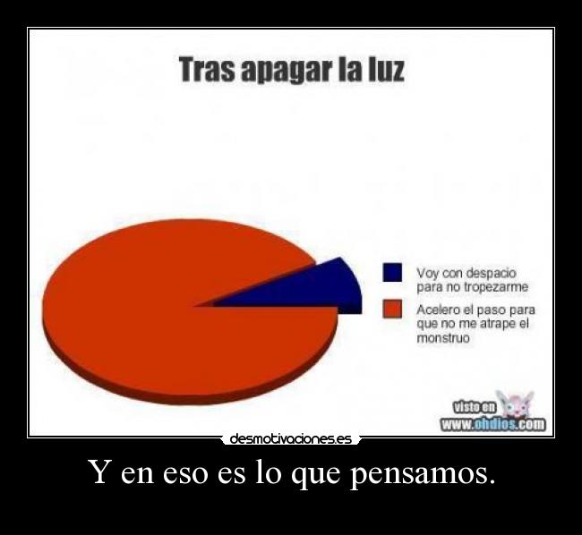 Y en eso es lo que pensamos. -