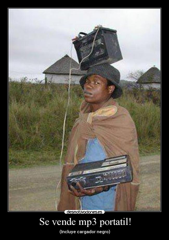 Se vende mp3 portatil! - (Incluye cargador negro)