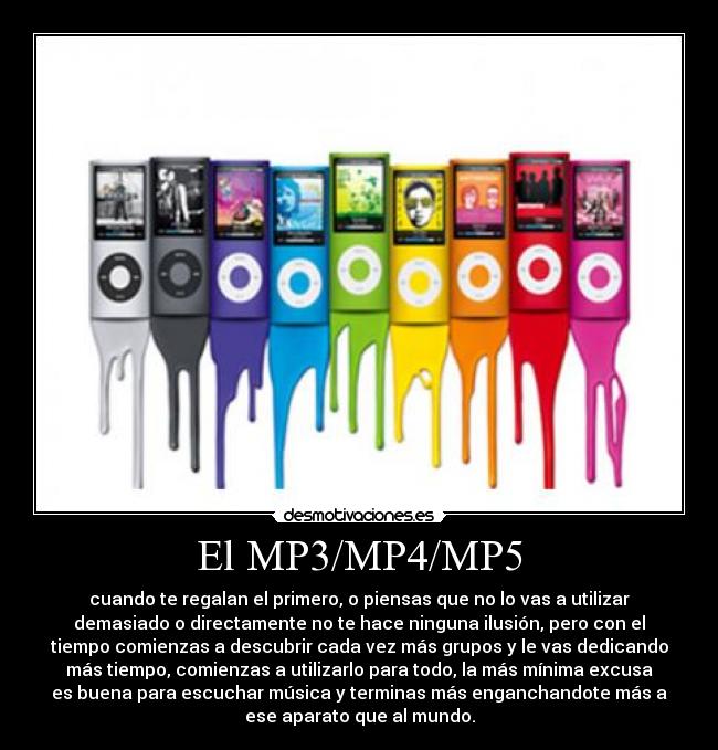 El MP3/MP4/MP5 -