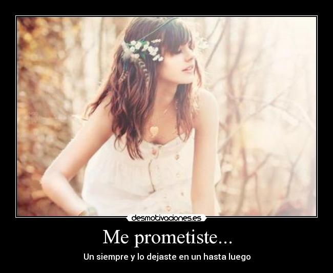 Me prometiste... - 