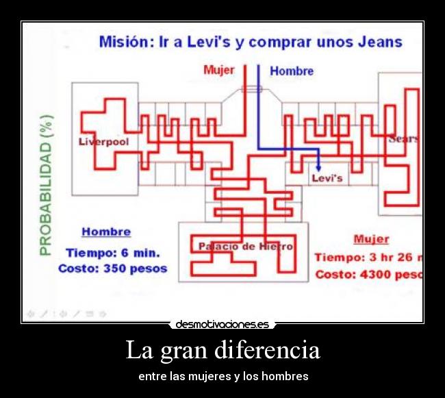 La gran diferencia - entre las mujeres y los hombres