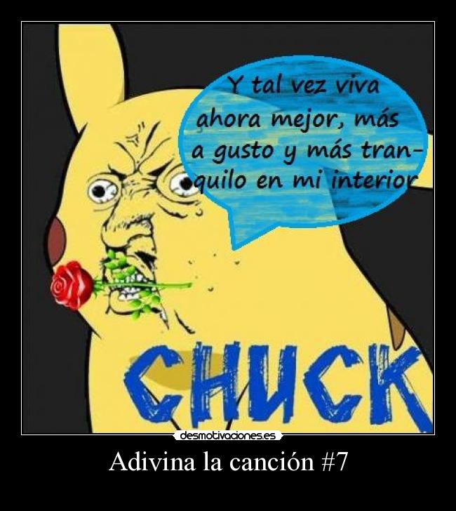 Adivina la canción #7 -