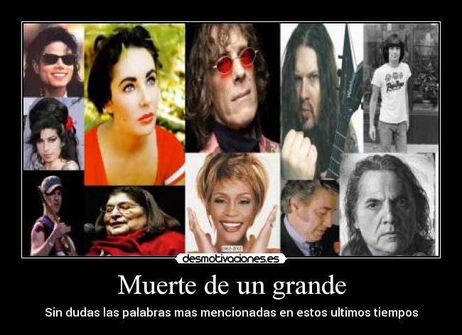 Muerte de un grande -