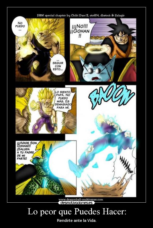 carteles chingues gohan murio mames haaaaaaaaaaaaaaaaaaa desmotivaciones