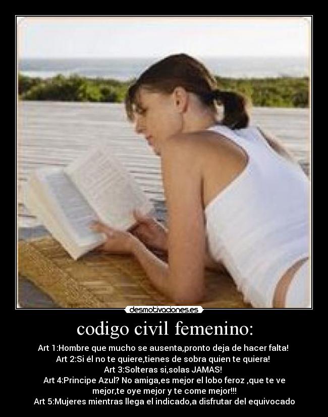 codigo civil femenino: - 